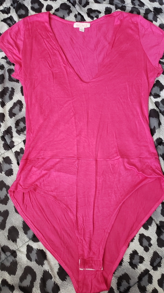 Hot pink bodysuit